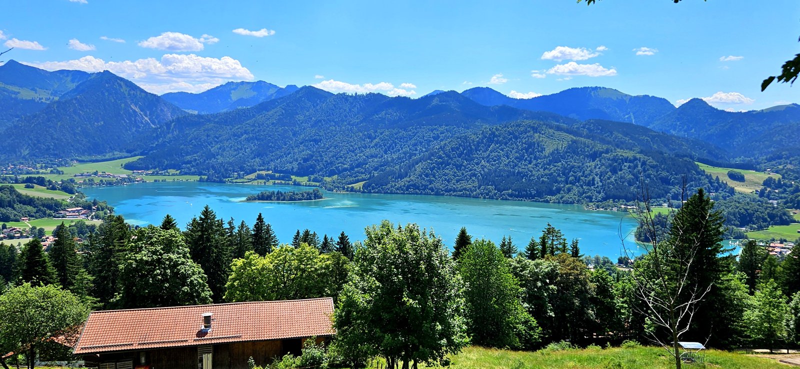 See und Berglandschaft am Schliersee