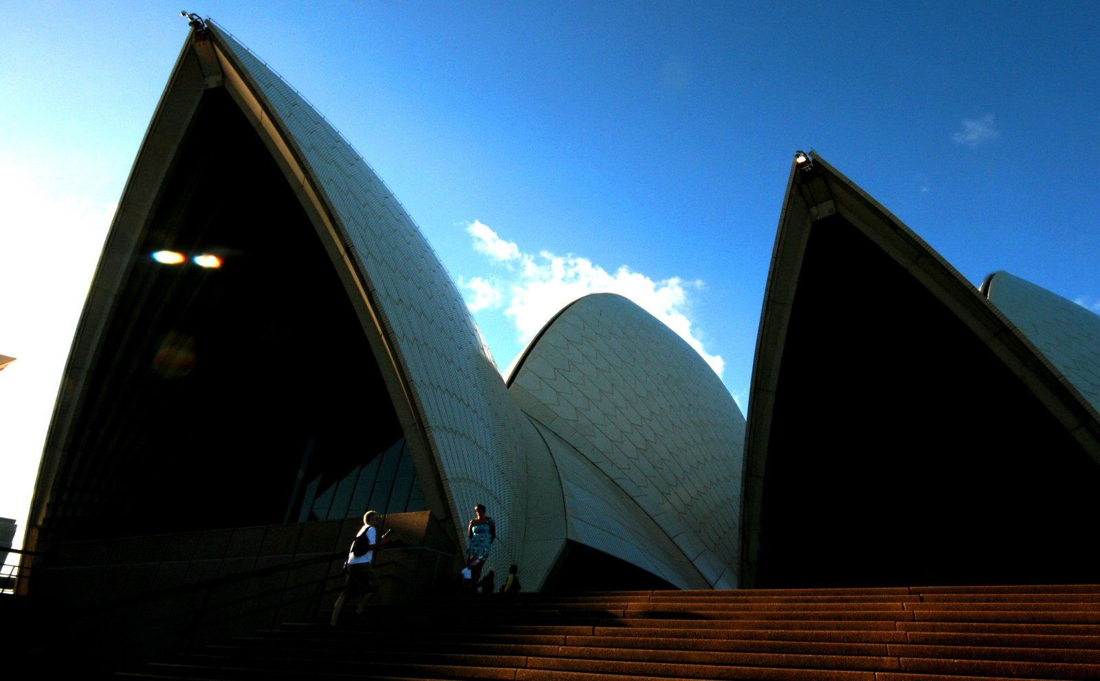Detail der markanten Dachkonstruktion der Oper von Sydney.